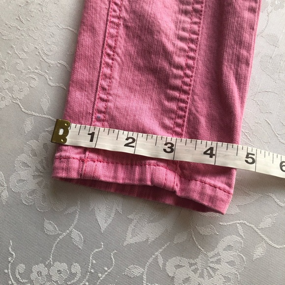 Truly Scrumptious Designed By Heidi Klum Pink Denim Jeans Pants Girls Size 5T - Picture 10 of 16